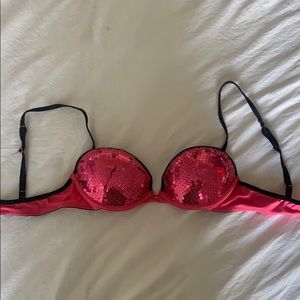 Sequined bra